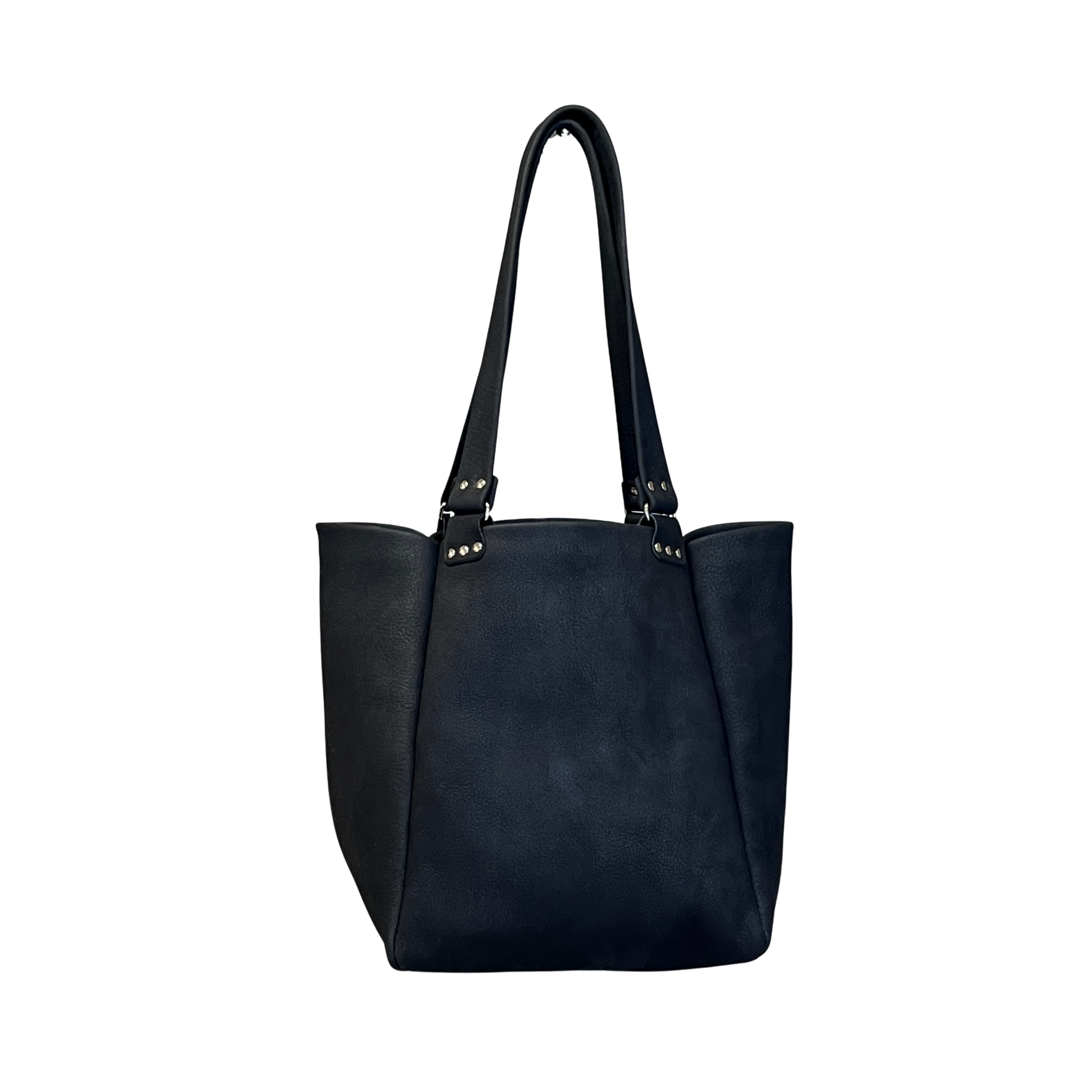 cabac en cuir de tourillon noir fabrication française de luxe maroquinerie faméthic