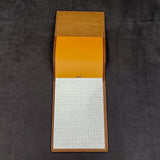 protège carnet cahier cuir sur mesure personnalisable cadeau note écriture dessin élastique maroquinerie artisanale faméthic français marseille inscription personnalisée