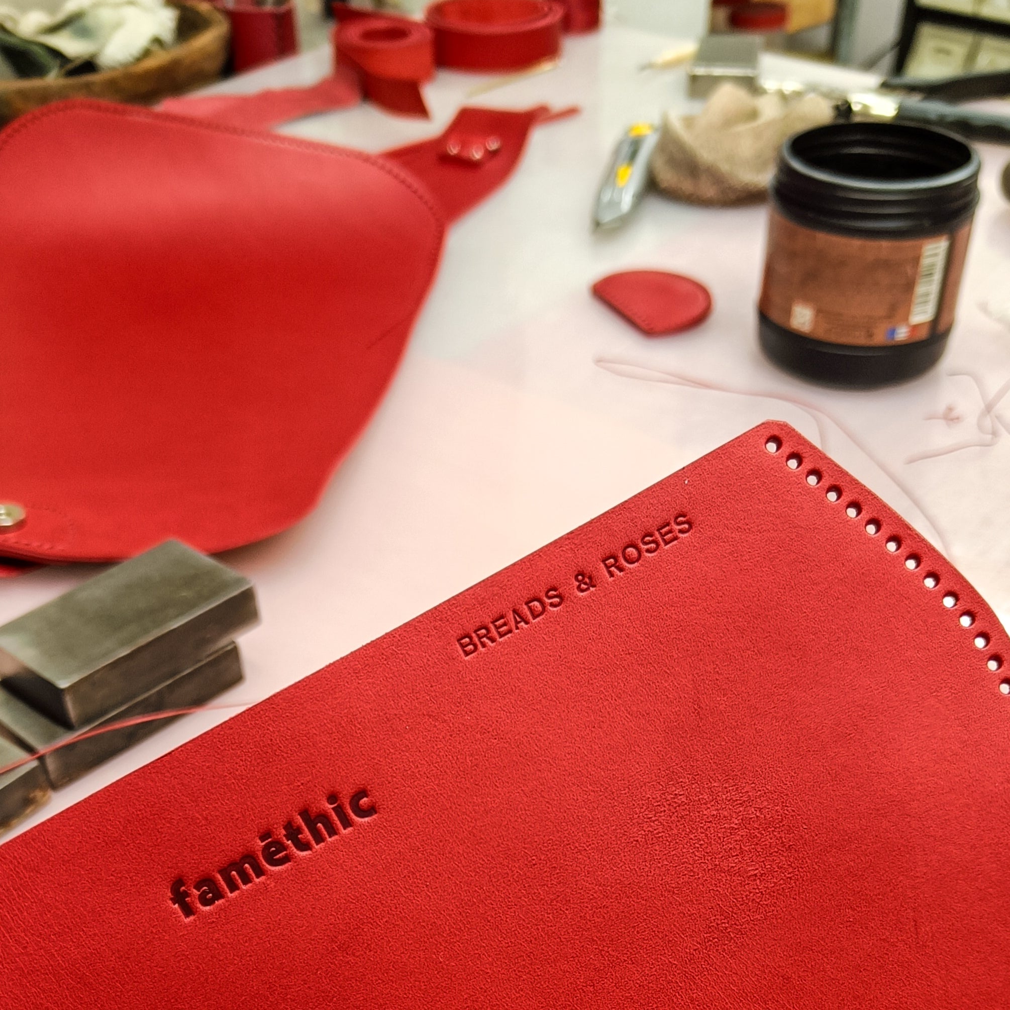 marque de maroquinerie française de luxe engagée et durable faméthic