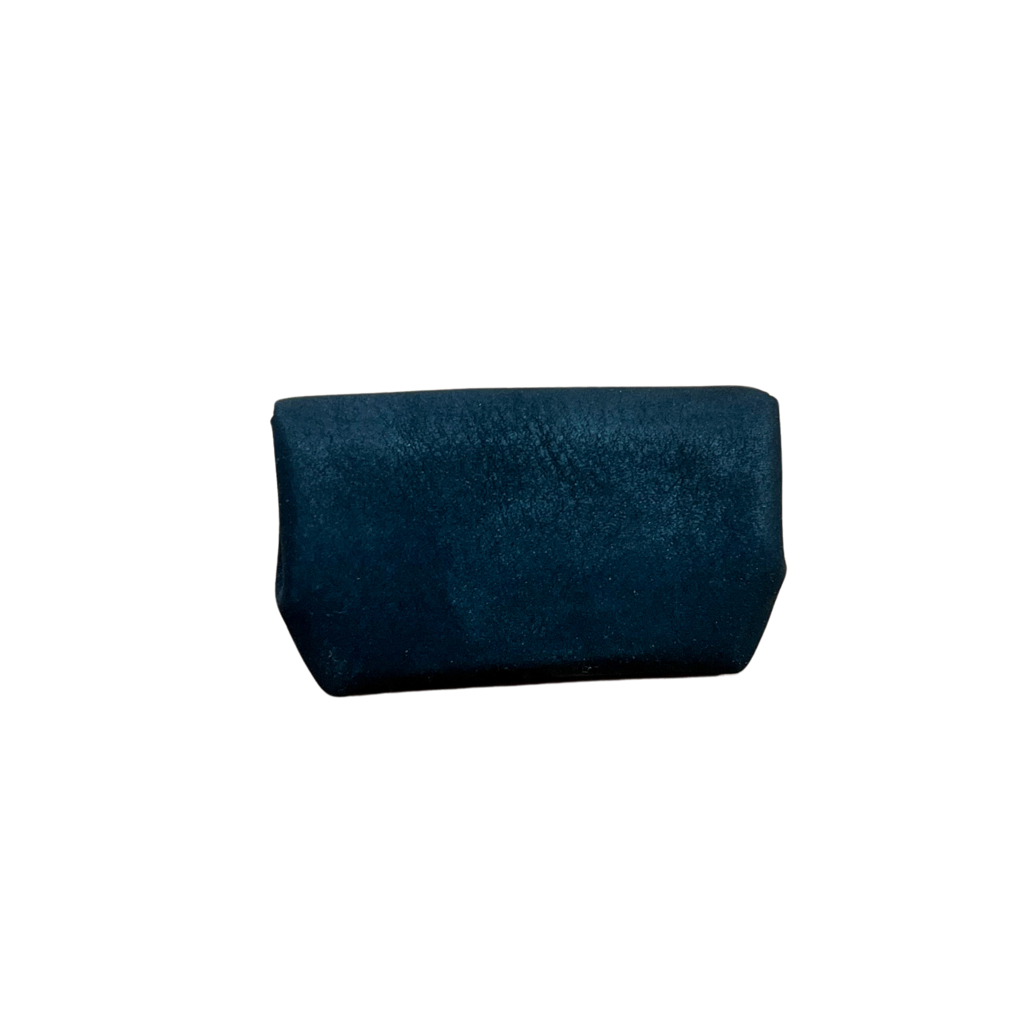 porte monnaie en cuir de taurillon noir maroquinerie française faméthic