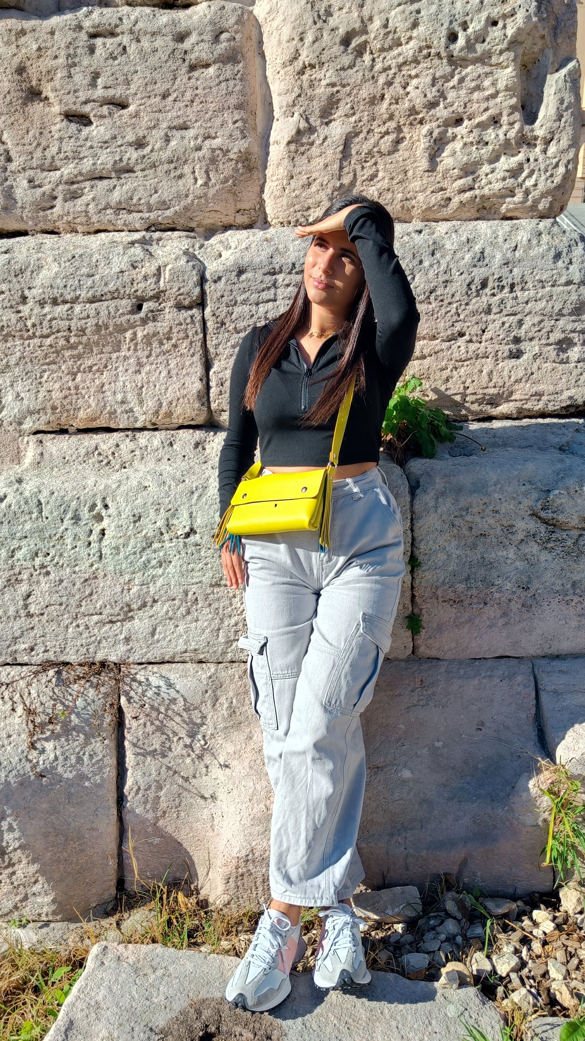 Anthyllis Sac Jaune Citron Collection Capsule Europe Maroquinerie Faméthic Cuir