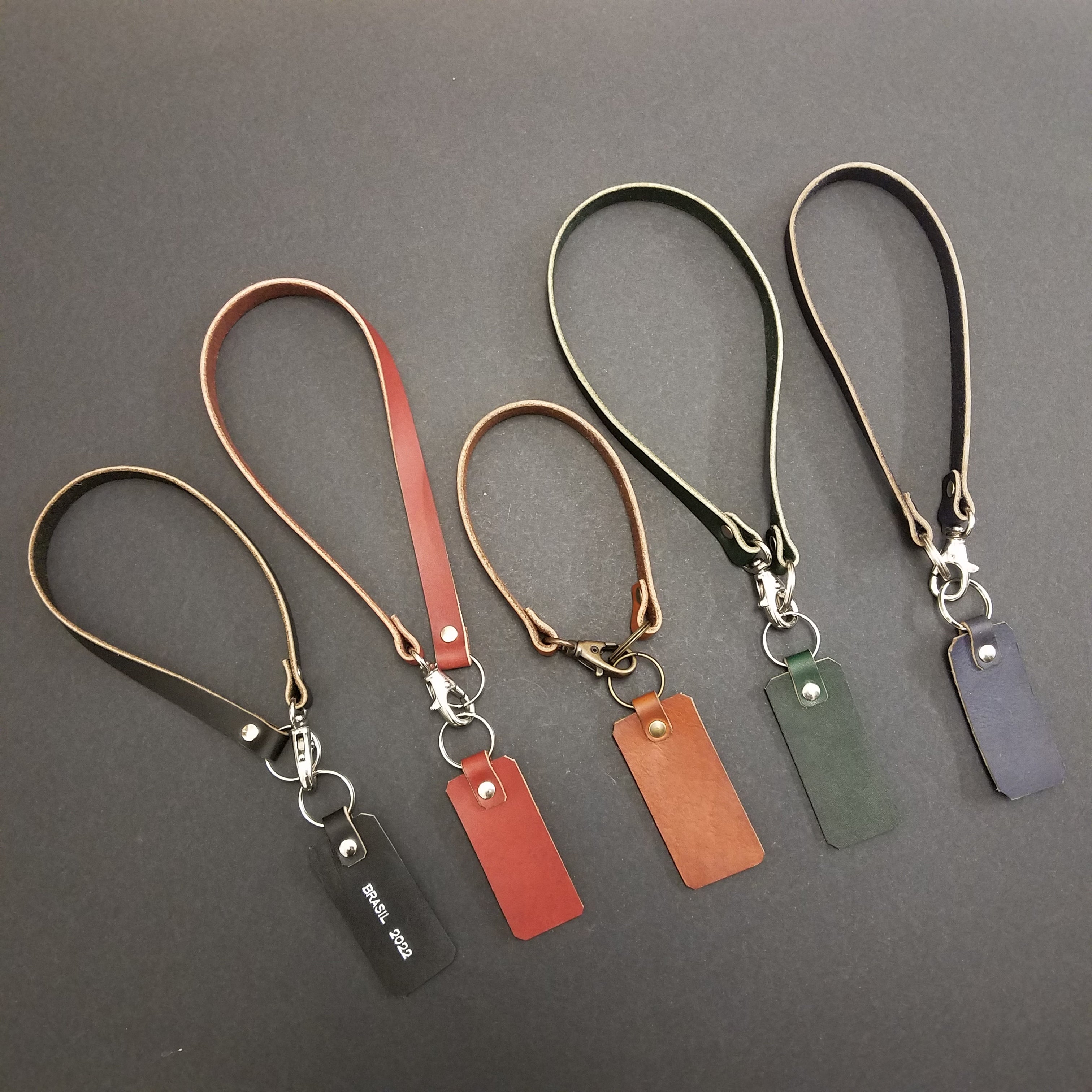 Porte-clefs attache clé rallonge cuir mousqueton personnalisable maroquinerie recyclé upcyclé responsable éco-responsable éthique française artisan marseille