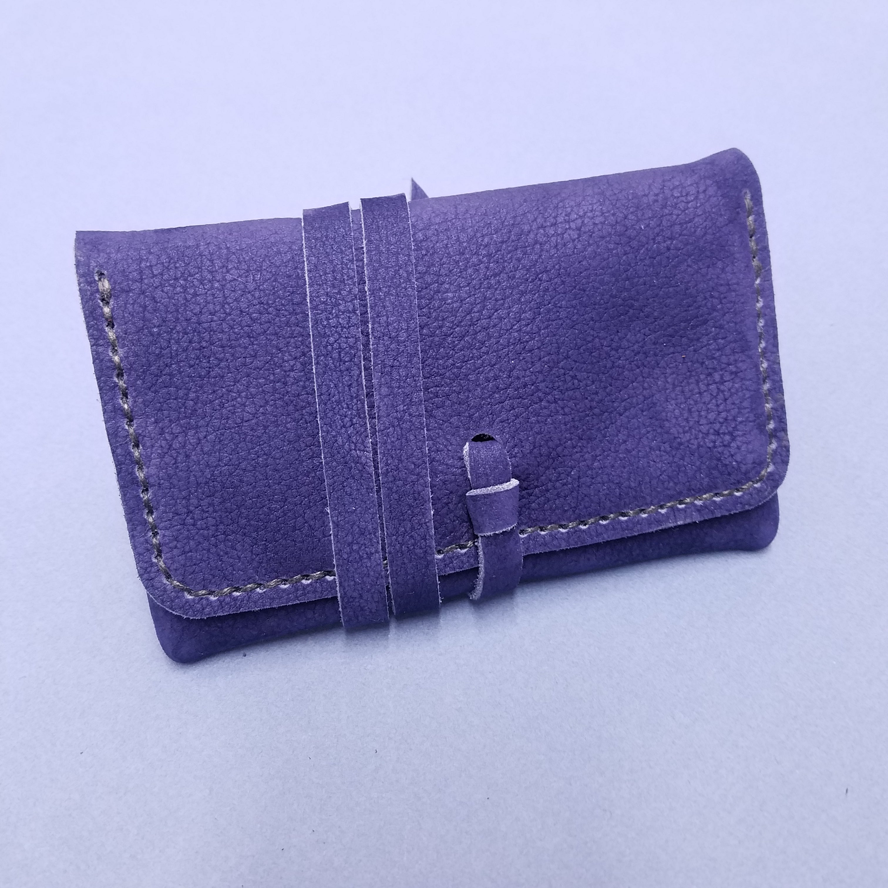 faméthic famethic maroquinerie éthique artisanale cuir français blague à tabac bruyère velours taurillon indigo