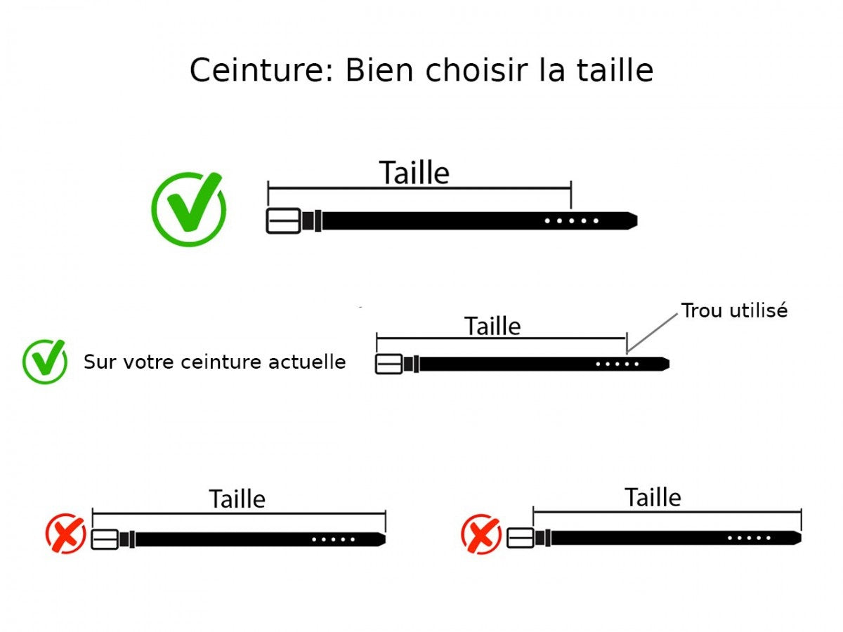 ceinture sur mesure cuir authentique fabrication artisanale famethic maroquinerie éthique française
