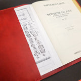 protège carnet cahier cuir sur mesure personnalisable cadeau note écriture dessin élastique maroquinerie artisanale faméthic français marseille inscription personnalisée