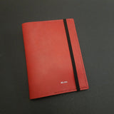 protège carnet cahier cuir sur mesure personnalisable cadeau note écriture dessin élastique maroquinerie artisanale faméthic français marseille inscription personnalisée