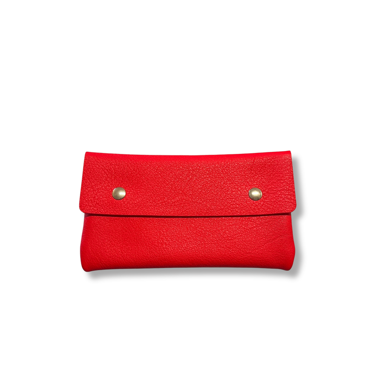 pochette chéquier téléphone avec passants ceinture en cuir maroquinerie française