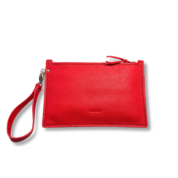 Grande pochette zippée avec dragonne Bardane