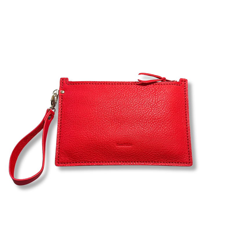 Grande pochette zippée avec dragonne Bardane