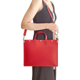 porte document maroquinerie artisanal éthique famethic artisan maroquinier cuir atelier responsable écoresponsable rouge