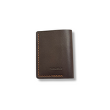 porte carte en cuir ébène lie de vin cognac maroquinerie française faméthic