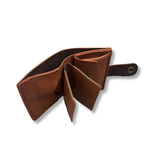 portefeuille en cuir complet de format poche maroquinerie française