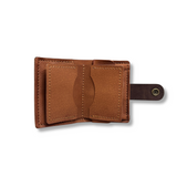 portefeuille en cuir complet de format poche maroquinerie française