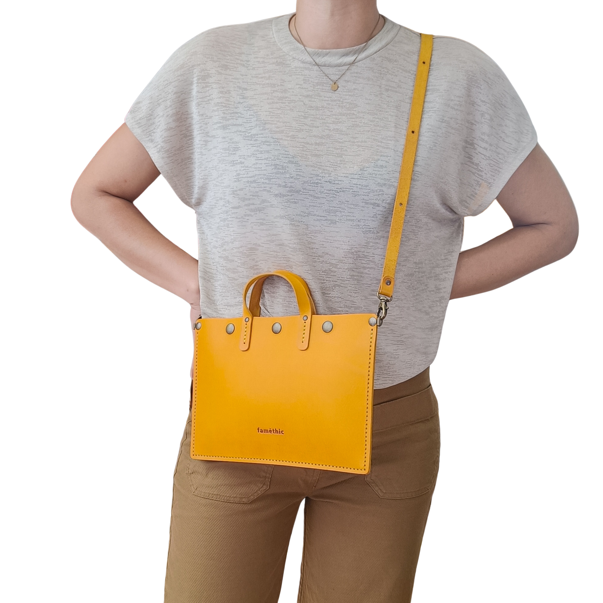 maroquinerie éthique artisanale marseille artisan famethic cuir sac à main pochette fabrication française cuir français création