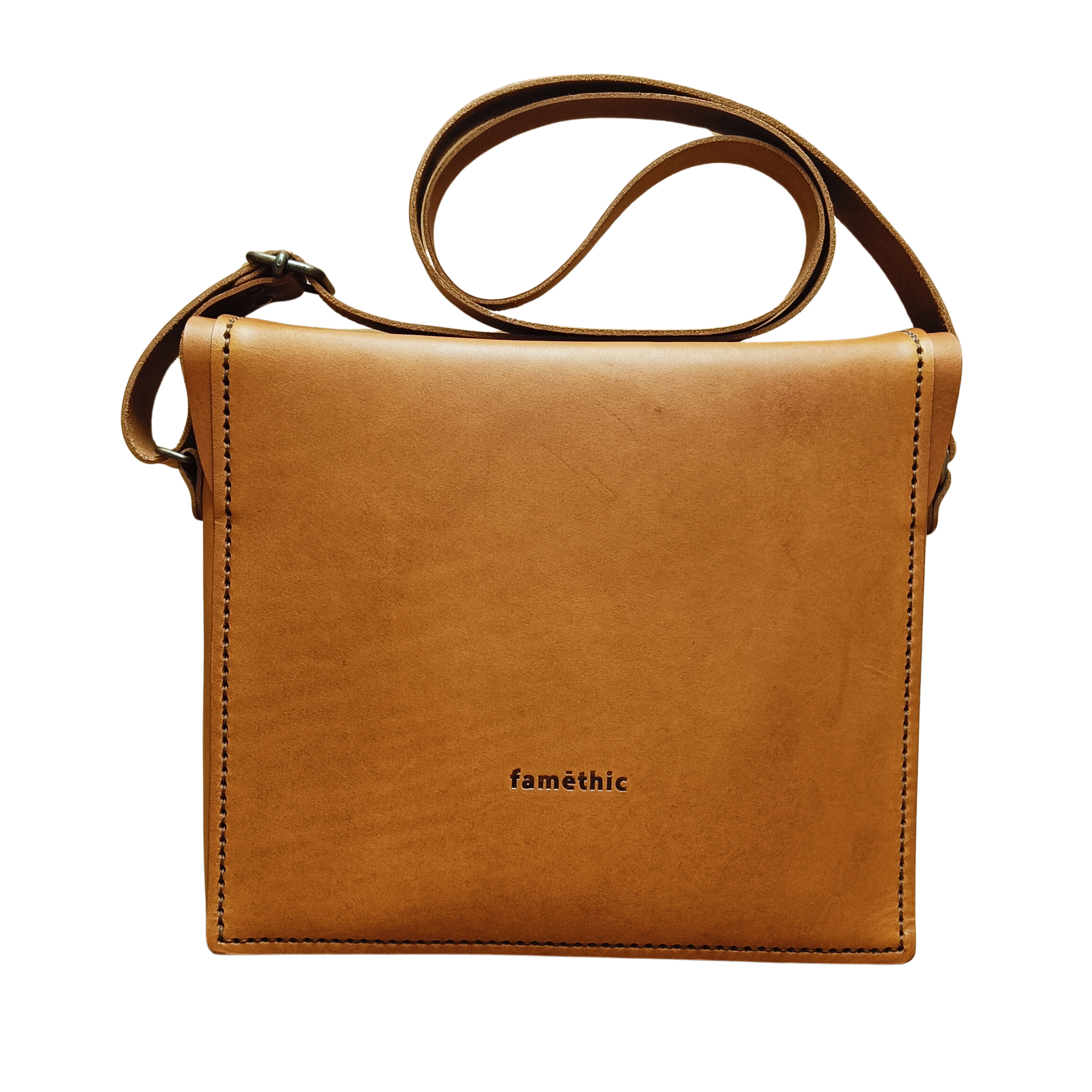 sacoche en cuir homme faméthic maroquinerie fabriqué en france 