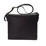 sacoche pour homme en cuir fabrication française maroquinerie faméthic giroflée noir