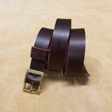 ceinture sur mesure cuir authentique fabrication artisanale famethic maroquinerie éthique française 