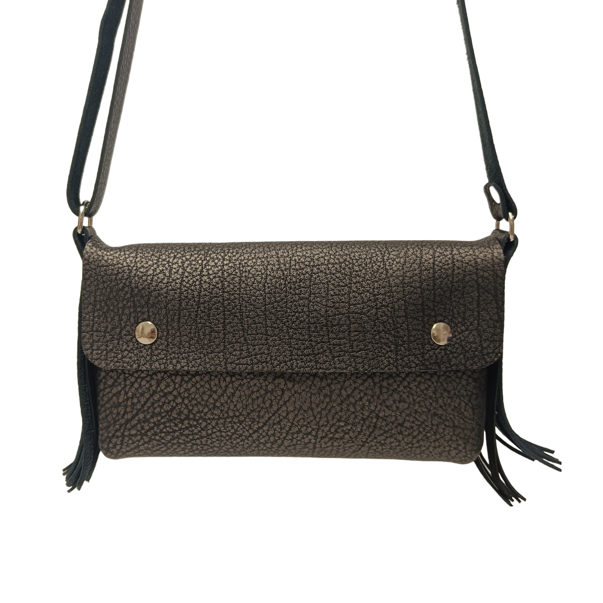 sac à main cuir anthyllis bronze noir argenté famethic maroquinerie fabrication française made in france createur marque